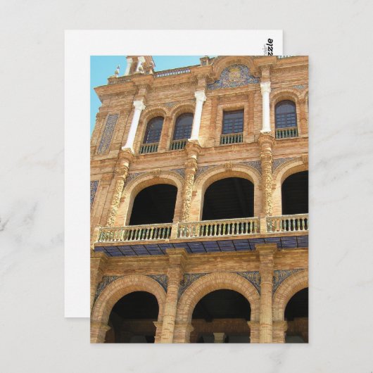 ザプラザデエスパニャセビリアスペイン写真はがき ポストカード (正面/裏面)