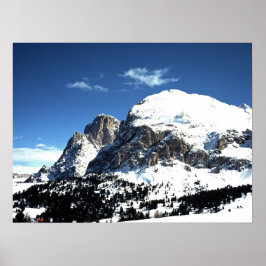 ザプラットコフェルとランコフェルイタリアホリデーカード ポスター