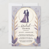 ザプラム秋サマーラベンダーセージブライダルシャワー 招待状 (正面)