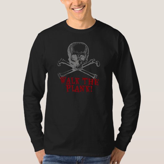 ザプランク海賊スカルクロスボーン Tシャツ (正面)