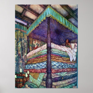 ザプリンセスとピーエドムンドゥラックファインアート ポスター