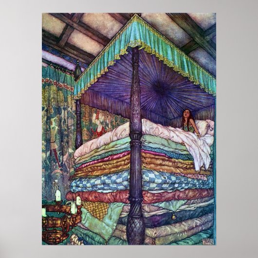 ザプリンセスとピーエドムンドゥラックファインアート ポスター (正面)