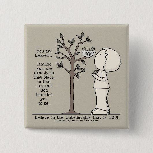 ザプレイス 缶バッジ (正面)