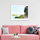 ザプロムナードArgenteuil Claude Monet キャンバスプリント (インサイチュ (リビング))