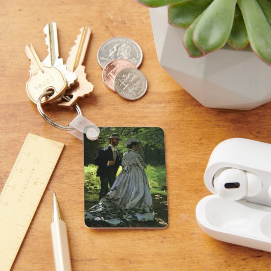 ザプロメナダース、別名クロード・モネのベビーカー キーホルダー (デスク)