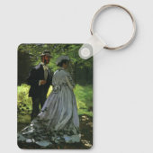 ザプロメナダース、別名クロード・モネのベビーカー キーホルダー (裏面)