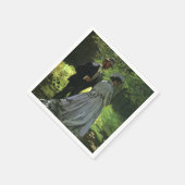 ザプロメナダース、別名クロード・モネのベビーカー スタンダードカクテルナプキン (角)