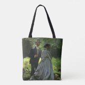 ザプロメナダース、別名クロード・モネのベビーカー トートバッグ (裏面)