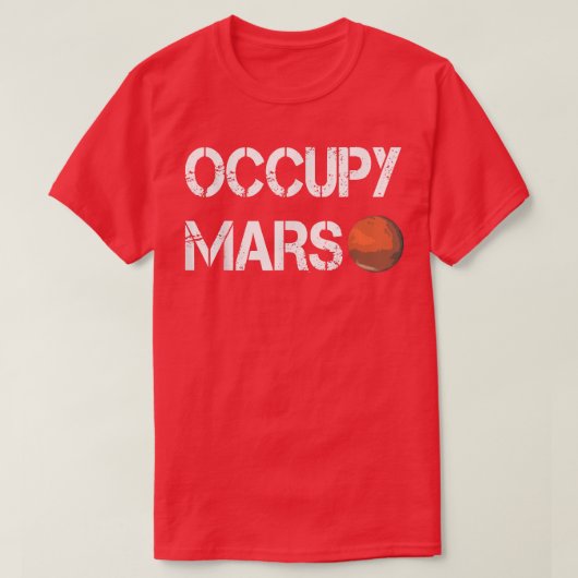ザプロラーオキュパイ火星宇宙 Tシャツ (デザイン正面)