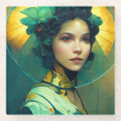 ザヘアドレスファンタジーSci-Fi ガラスコースター (正面)