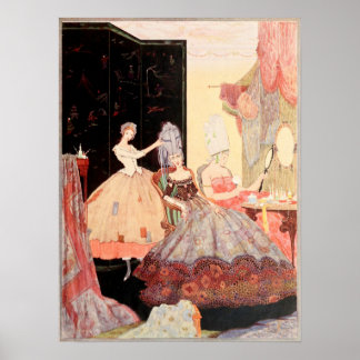 ザヘアドレッサー – ヴィンテージイメージ ポスター