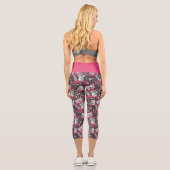 ザヘックスガールズパンクプレイドパターン カプリレギンス (裏面)