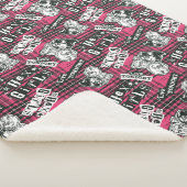 ザヘックスガールズパンクプレイドパターン シェルパブランケット (3/4)