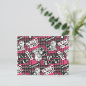 ザヘックスガールズパンクプレイドパターン ポストカード (スタンド正面)