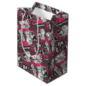 ザヘックスガールズパンクプレイドパターン ミディアムペーパーバッグ (裏面アングル)