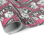 ザヘックスガールズパンクプレイドパターン ラッピングペーパー (ロールコーナー)