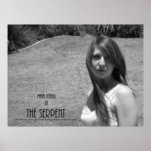 ザヘビのポスター – Maia Knibb ポスター (正面)