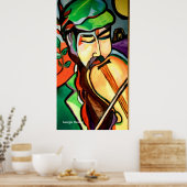 ザヘブライ語フィドラーバイジョージハンソン ポスター (キッチン)