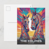 ザヘリックス、ザケパイ、ファルカーク – Visit Scotland シーズンポストカード (正面/裏面)