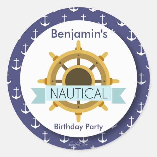 ザヘルムステッカー ラウンドシール (正面)