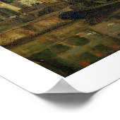 ザヘレングラハト，アムステルダム(油オンパネル) ポスター (角)