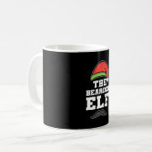 ザベアド小妖精や小人クリスマス コーヒーマグカップ (正面左)