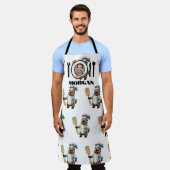 ザベアーシェフメンズ エプロン (着用した状態)