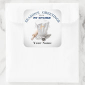 ザベイカーガイカスタムベーキングステッカー スクエアシール (バッグ)