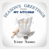 ザベイカーガイカスタムベーキングステッカー スクエアシール (正面)