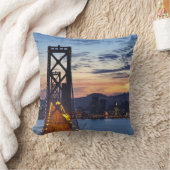 ザベイブリッジフロムトゥレジャーアイランド クッション (ブランケット)