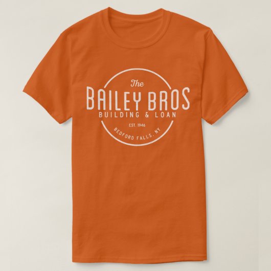 ザベイリーブラザーズ建物とローンEst 1946ヴィンテージ Tシャツ (デザイン正面)