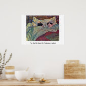 ザベッドバイアンリデトゥールーズロートレック ポスター (キッチン)