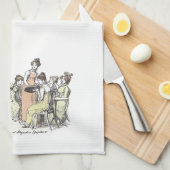 ザベネットファミリー – ジェーンオースティンプライド&偏見 キッチンタオル (四つ折り)