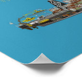 ザベラフォンテザライフ水中競技 ポスター (角)