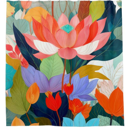 ザベルベットガーデン シャワーカーテン (正面)