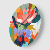 ザベルベットガーデン ラージ壁時計 (傾斜)