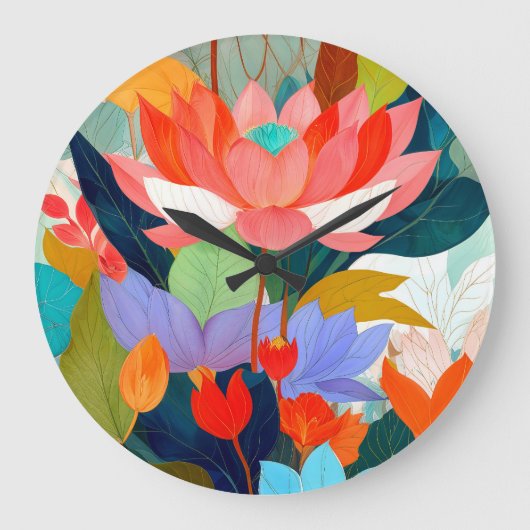 ザベルベットガーデン ラージ壁時計 (正面)