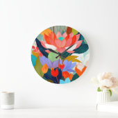 ザベルベットガーデン ラージ壁時計 (ホーム)