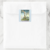 ザベルベティーンラビットステッカー スクエアシール (バッグ)