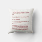 ザベルベティーンラビットバイマージェリーウィリアムズ クッション (裏面)