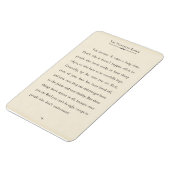 ザベルベティーンラビット引用文ブックページ マグネット (左側)