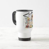 ザベンガジシャッフルおもしろい トラベルマグ (正面左)