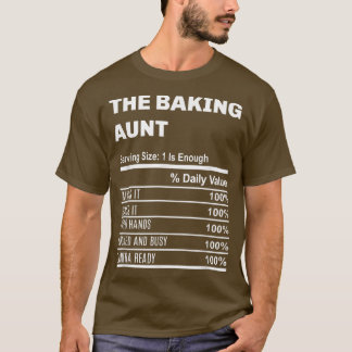 ザベーキングおばさんおもしろい家族懇親会ギフト Tシャツ