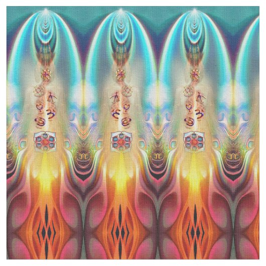 ザベースチャクラ壁紙 ファブリック (クローズアップ)