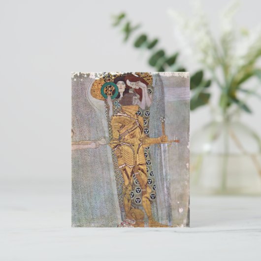 ザベートーヴェンフリーズバイグスタフクリムト ポストカード (スタンド正面)