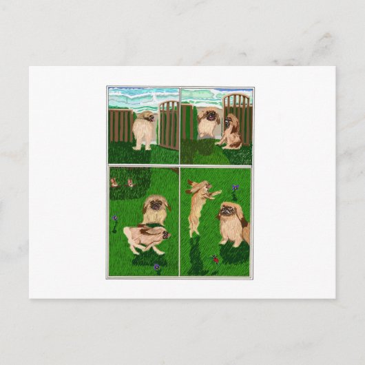 ザペキン語 シーズンポストカード (正面)