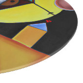 ザペスト医師 – 油絵 カッティングボード (角)