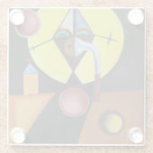 ザペスト医師 – 油絵 ガラスコースター (裏面)