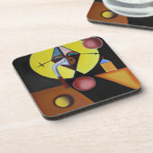 ザペスト医師 – 油絵 コースター (左側)