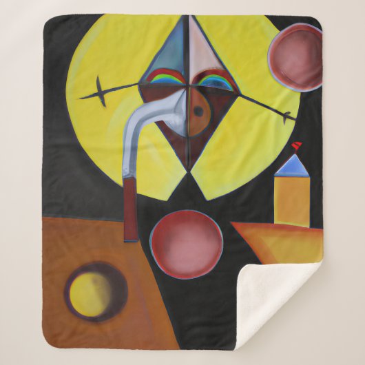 ザペスト医師 – 油絵 シェルパブランケット (正面)